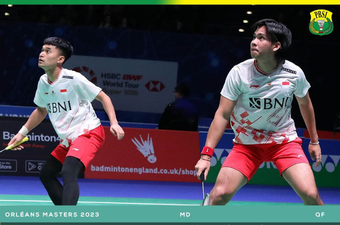<p>Ket. Foto: Pasangan ganda putra Indonesia yakni Daniel Marthin/Leo R. Carnando (Foto/Instagram/@badminton.ina)</p>
