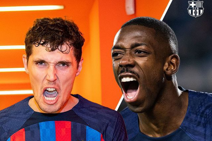 <p>Ket. Foto: Ousmane Dembele dan Andreas Christensen, pemain Barcelona yang diumumkan telah pulih dari cedera (Foto/Instagram/@FCBarcelona)</p>
