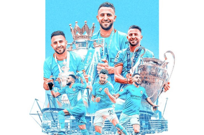 <p>Ket Foto: Foto Riyad Mahrez yang kini akan bermain dengan Al-Ahli (Foto/Twitter/@idextratime)</p>

