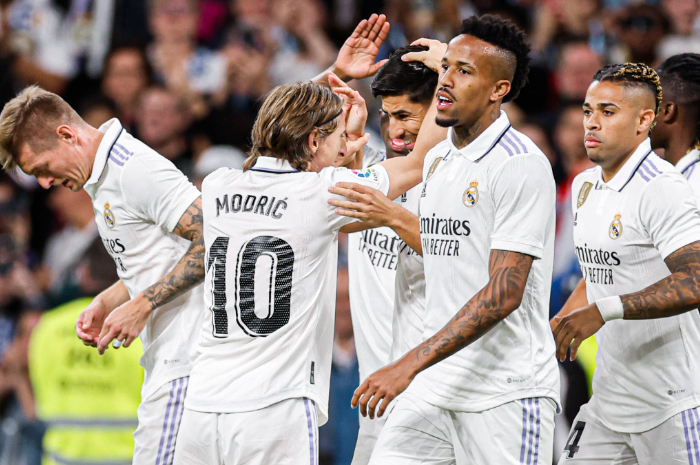 <p>Ket Foto: Foto Skuad Real Madrid raih kemenangan lawan Getafe di Santiago Bernabeu (Foto/Twitter/Real Madrid CF)</p>
