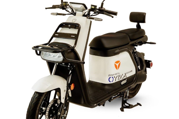 <p>Ket Foto: Foto motor Listrik dari Brand Oyika (Foto/Twitter/@bikincanduy)</p>
