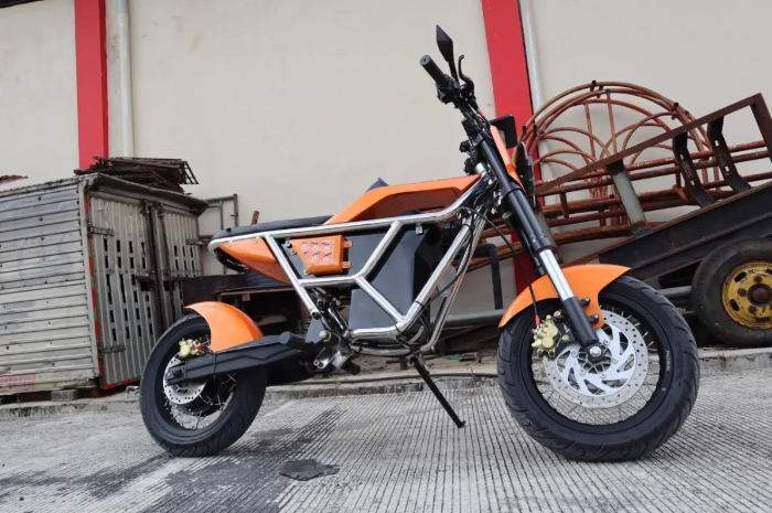 <p>Ket Foto: Foto motor Listrik Bralink EV1 (Foto/Instagram/@pakde_eri)</p>
