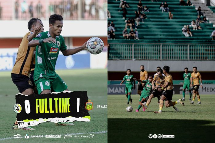 <p>PSS Sleman Terus Alami Tren Negatif, Kalah 0-1 dari Bhayangkara FC</p>