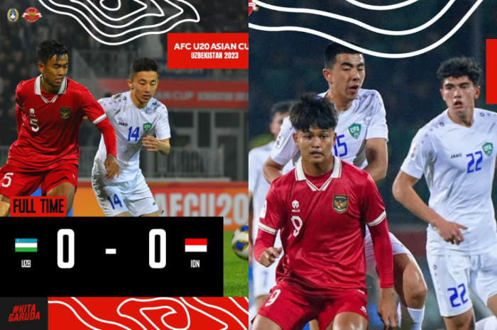 <p>Ket. Foto: Pertandingan Timnas Indonesia Melawan Uzbekistan di Piala Asia U-20 (Foto/Instagram/@pssi)</p>
