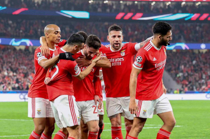 <p>Ket. Foto: Para Pemain Benfica (Foto/Instagram/@slbenfica)</p>