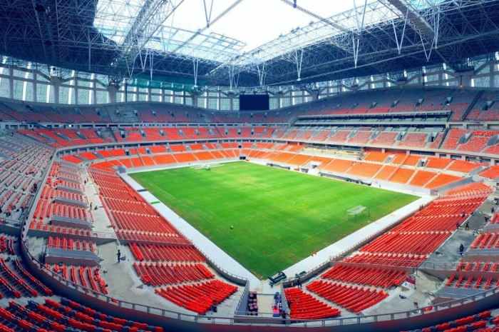<p>Ket Foto: Foto Stadion yang akan digunakan Indonesia untuk ajang Piala Dunia U-17 (Foto/Twitter/@idextratime)</p>
