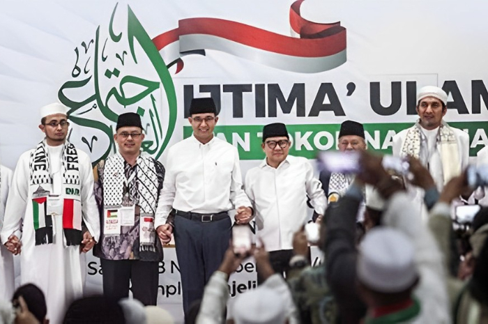 <p>Ket. Foto : Ijtima Ulama Akan Mengutus 5 Orang Perwakilan untuk Menyerahkan Pakta Integritas kepada AMIN<br />
(Foto/X/@DPP_PKB)</p>
