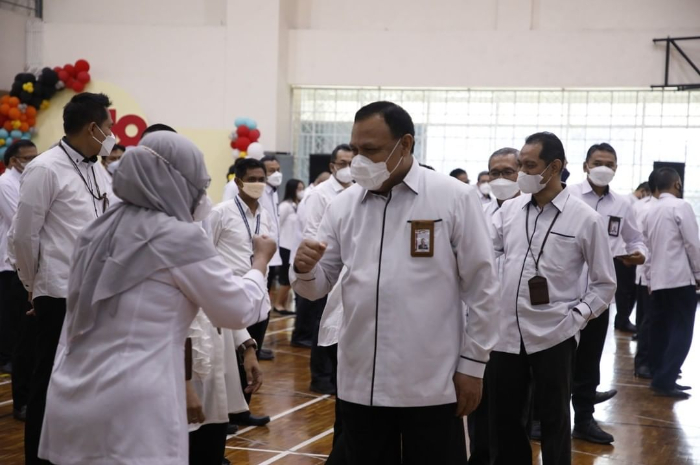 <p>Ket. Foto : Firli Bahuri Minta Dilakukan Pemeriksaan Atas Kasus Dugaan Pemerasan Syahrul Yasin Limpo di Bareskrim Polri dan Bukan Polda Metro Jaya<br />
(Foto/Instagram/@firlibahuriofficial)</p>
