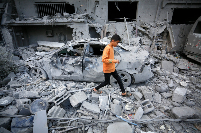 <p>
Ket. Foto : Israel Setuju Gencatan Senjata dengan Palestina Selama 4 Hari<br />
(Foto/X/@UNRWA)</p>
