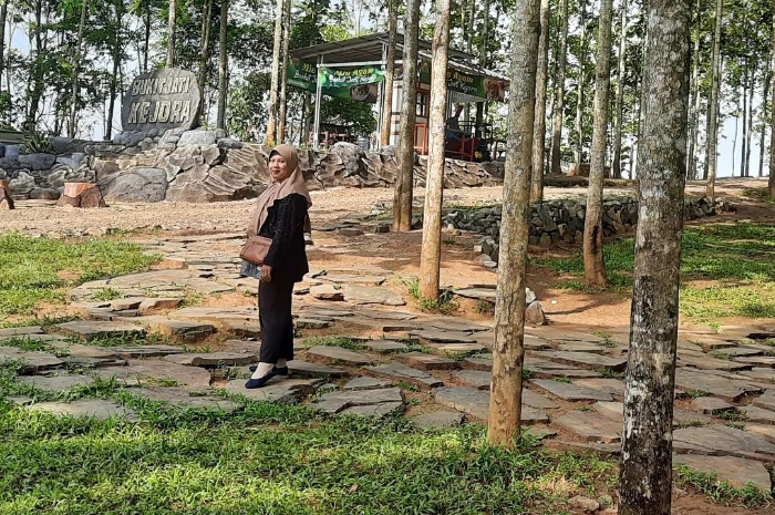 <p>Ket. Foto : Indahnya Wisata Alam Bukit Jati Kejora yang Dimiliki Sukabumi<br />
(Foto/Twitter/@fiti.fadilah)</p>
