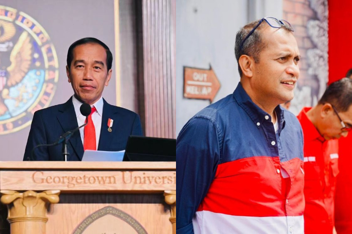 <p>Ket. Foto : Ini Daftar Anggota Kabinet Jokowi dalam 2 Periode Pemerintahan yang Terlibat Korupsi<br />
(Foto/Instagram/@eddyhiariej/@jokowi)</p>
