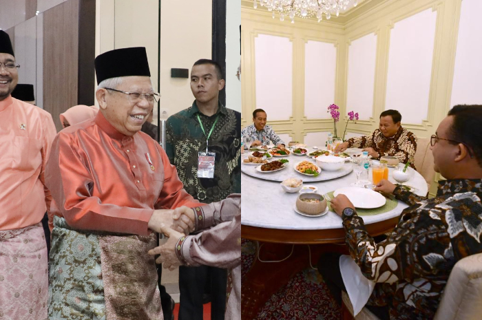 <p>Ket. Foto : Jubir Ma’ruf Amin Ungkap Mensesneg Awalnya Usulkan Pertemuan Dilakukan Bersamaan<br />
(Foto/X/@jokowi/@Kiyai_MarufAmin)</p>
