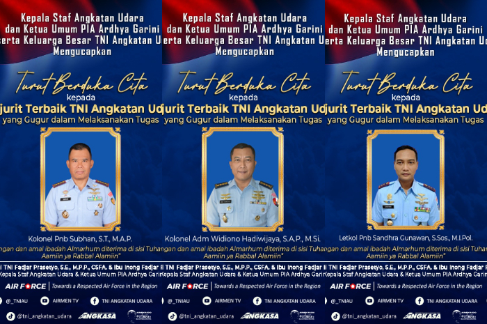 <p>Ket. Foto : Bendera Setengah Tiang Berkibar di TMP Suropati Malang<br />
(Foto/X/@_TNIAU)</p>
