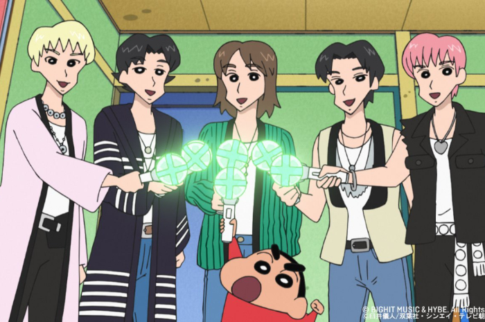 <p>Ket. Foto : TXT Dikabarkan Akan Muncul di Episode Spesial Crayon Shinchan<br />
(Foto/X/@txtarchivee)</p>

