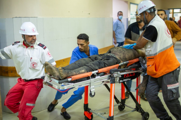<p>Ket. Foto : WHO Sebut Dunia Tidak Bisa Lagi Tinggal Diam terhadap Gaza Palestina<br />
(Foto/X/@WHOEMRO)</p>
