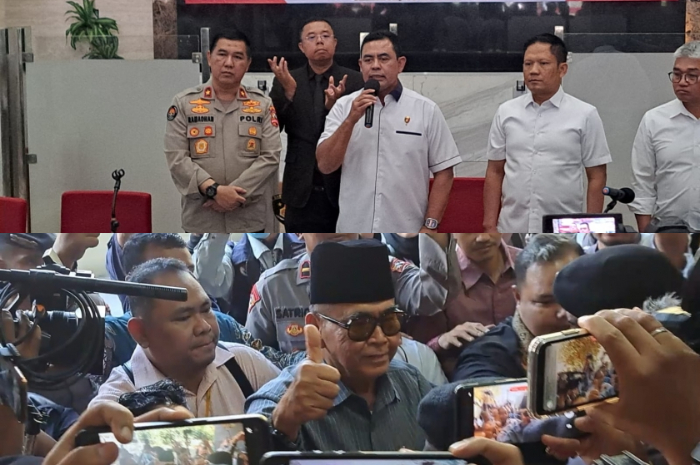 <p>Ket.Foto: Kepolisian akan bekukan rekening Panji Gumilang usai status kasus TPPU dinaikkan menjadi penyidikan (Foto/PMJ News)</p>