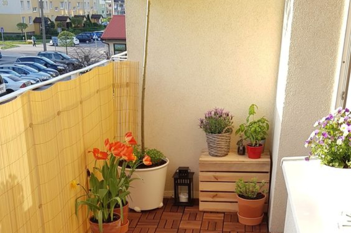 Ket Foto: Balkon Minimalis yang Ceria (Foto/Pinterest @miny)