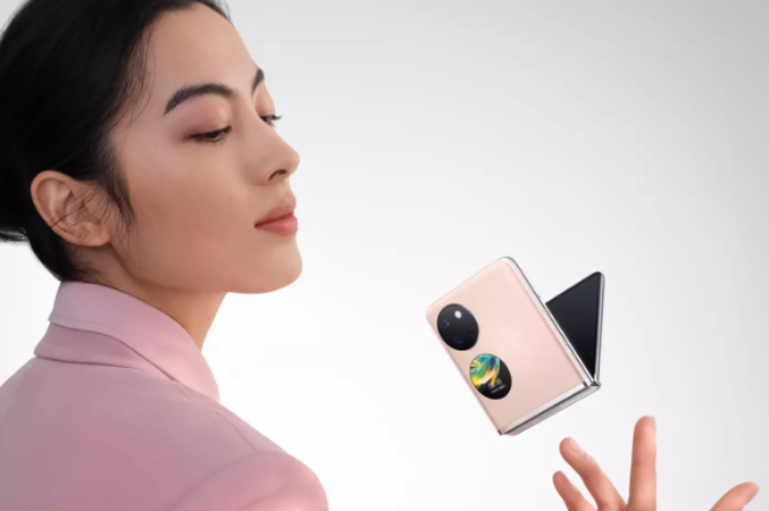 <p>Foto Huawei Pocket S yang jadi HP lipat cantik (foto/website resmi Huawei)</p>
