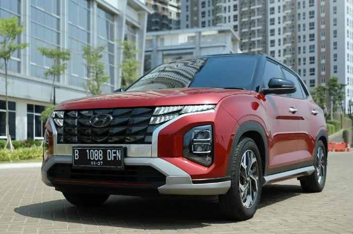 <p>Ket Foto: Hyundai Creta dengan warna Red Dragon Pearl. (Foto/Instagram/hyundaicreta_id)</p>

