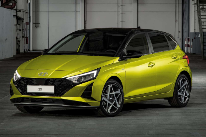 <p>Ket Foto: Hyundai i20 Refresh dengan warna Lucid Lime Metallic (Foto/Twitter/flyin18t)</p>
