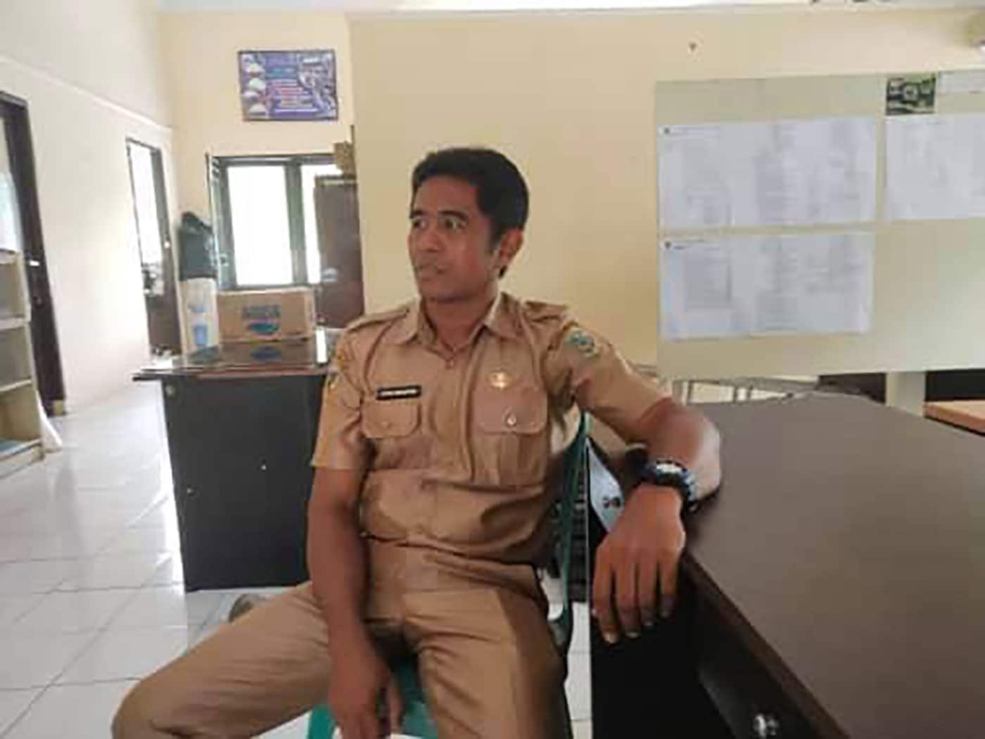 <p>Kabid Pembinaan dan Penataan PPLH Dinas Lingkungan Hidup Parigi Moutong, I Wayan Budiantara</p>
