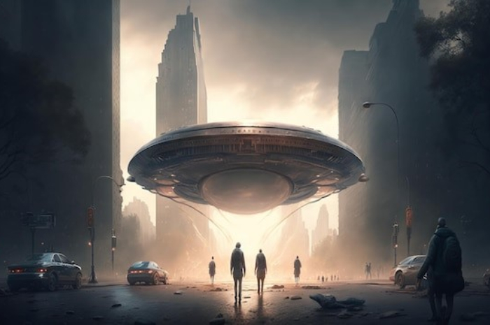 <p>Ket Foto: Ilustrasi film tentang alien yang menampilkan aksi misterius dan menegangkan (Foto/Freepic)</p>
