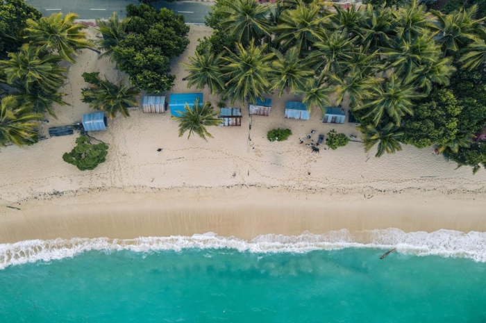 <p>Ket Foto: Ilustrasi foto keindahan Pantai Base-G (Foto/Instagram/@_nota._t)</p>
