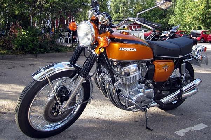 <p>Ket. Honda CB 750 menjadi motor lawas yang paling banyak dicari kolektor (Foto/Enno) </p>
