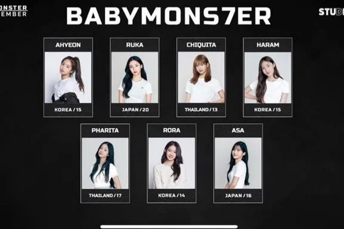 <p>Ket Foto: YG Entertainment umumkan tujuh member BABYMONSTER posisi line up akhir (Foto/Instagram/@babymonster_ygofficial) </p>
