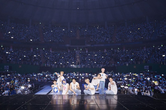 <p>Ket Foto: Super Junior hadir di acara Road To Allo Bank di Jakarta (Foto/Instagram/@superjunior) </p>
