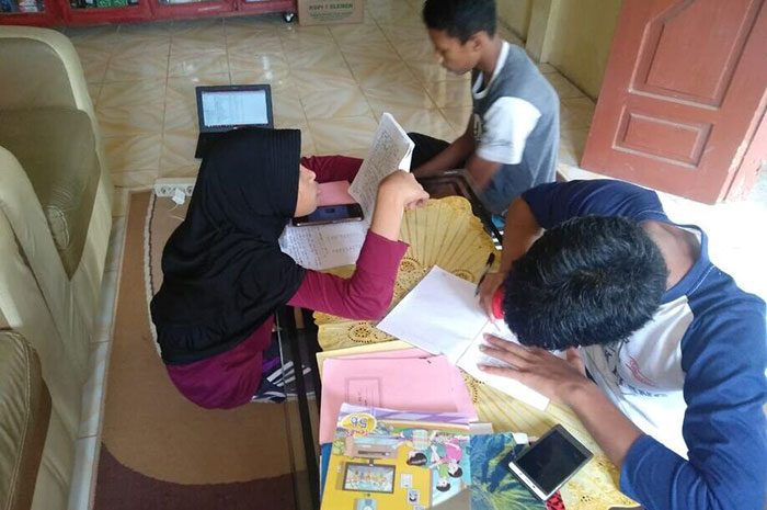 <p>Foto: Illustrasi pembelajaran selama pandemi covid19.</p>
