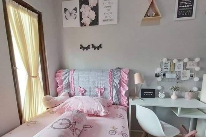 <p>Ket Foto: Desain Kamar Gaya Skandinavia (Foto/Pinterest @temonggo)</p>
