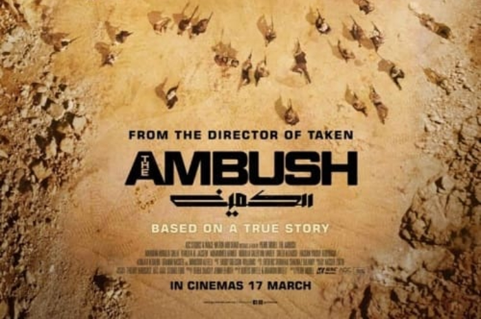 <p>Foto poster film The Ambush yang punya alur menegangkan (foto/twitter/@kinema)</p>

