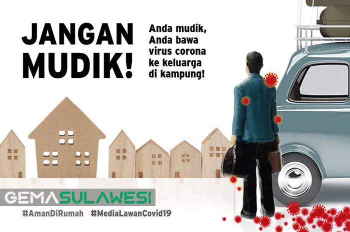 <p>Ilustrasi Himbauan Jangan Mudik.</p>
