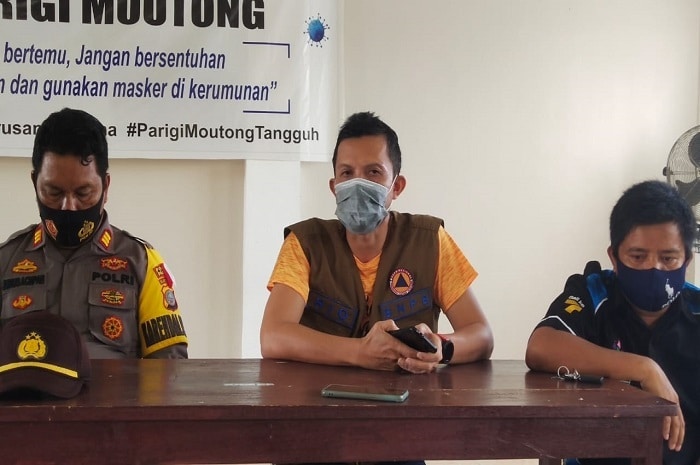 <p>Kabid Rehab Rekon BPBD Parimo, Tri Nugraha.</p>
