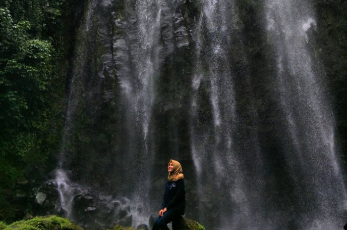 <p>Ket foto: Keindahan wisata Air Terjun Jantur Inar di Kalimantan Timur, masih sangat asri (Foto/Instagram/nurlita618)</p>
