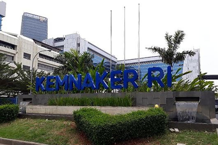 <p>Foto: Gedung Kemnaker RI.</p>
