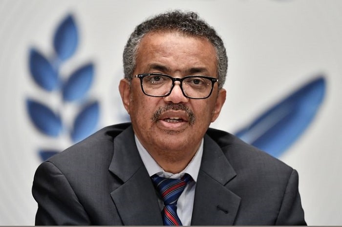 <p>Kepala Organisasi Kesehatan Dunia (WHO), Tedros Adhanom Ghebreyesus.</p>
