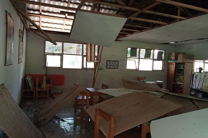 <p>Foto: Kerusakan pasca gempa touna, Sulteng.</p>