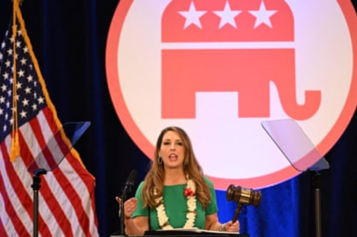 <p>Keterangan Foto: Ketua RNC Ronna McDaniel, (Foto:/Twitter/RonnaDaniel)</p>
