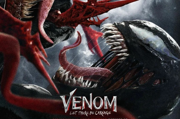 <p>Foto poster film Venom: Let There Be Carnage (foto/instagram/@cinelardo)</p>
