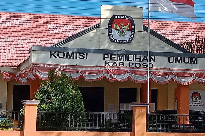 <p>Foto: Kantor KPU Poso, Sulawesi Tengah.</p>

