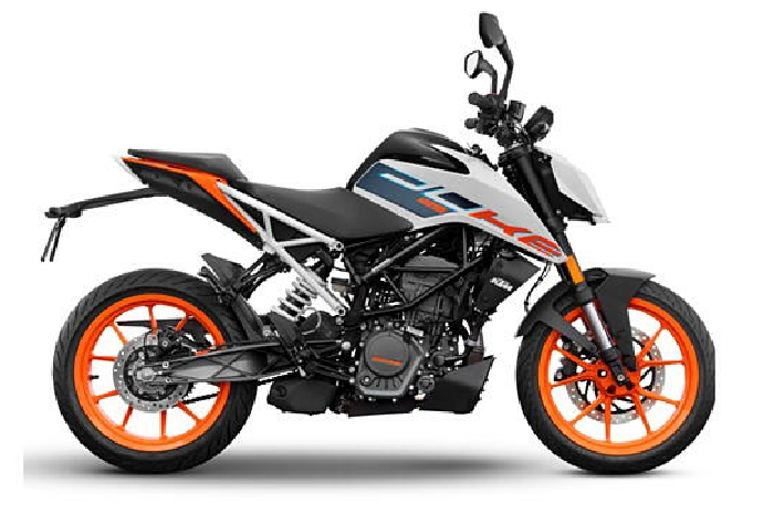 <p>Tampilan motor KTM Duke 125 yang akan melaju di aspal global (Foto/KTM) </p>
