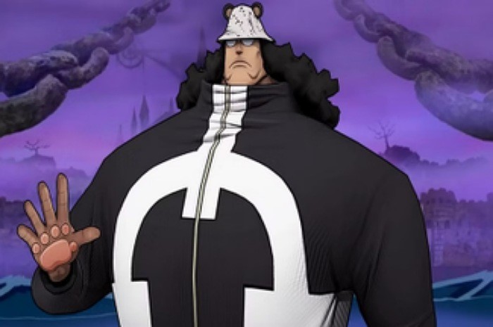 <p>Ket Foto: Foto dari Bartolomeo Kuma yang telah menjadi seorang Shicibukai (Foto/Twitter/Borsalino_S)</p>
