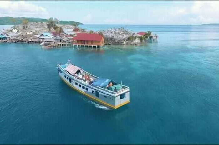 <p>Ket Foto: Spot wisata populer di Kepulauan Togean. (Foto/Facebook Fadlan Putra Togean Fadlan)</p>
