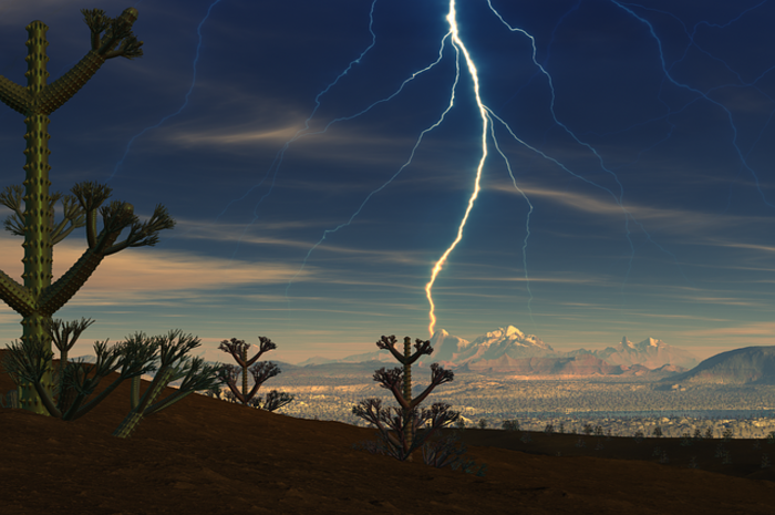 <p>Ket Foto: Ilustrasi foto cuaca ekstrem disertai petir (Foto//Pixabay/Badai)</p>
