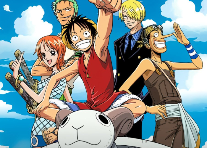 Ket Foto: Foto dari poster anime One Piece yang lama, tepatnya di Arc East Blue (Foto/Twitter/AniNewsandFacts)