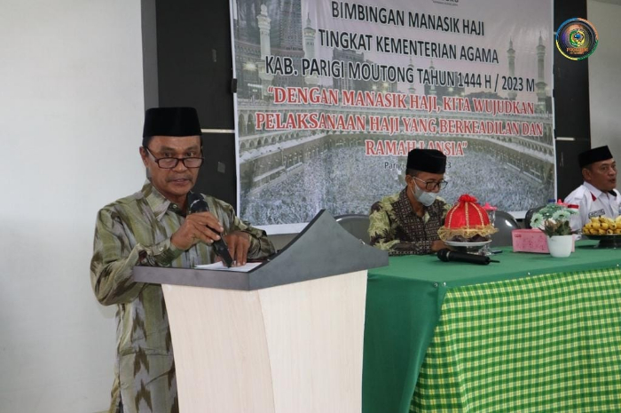 <p>Keterangan Foto : Manasik haji yang diadakan oleh Kemenag Parigi Moutong, (Foto/Sub. Dokumentasi Pimpinan Bagian Prokopim)</p>
