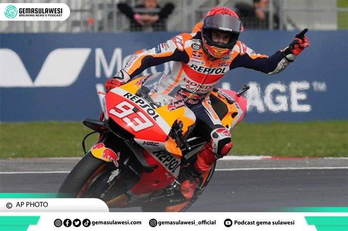 <p>Ket Foto: Marc Marquez (Foto/AP Photo)</p>
