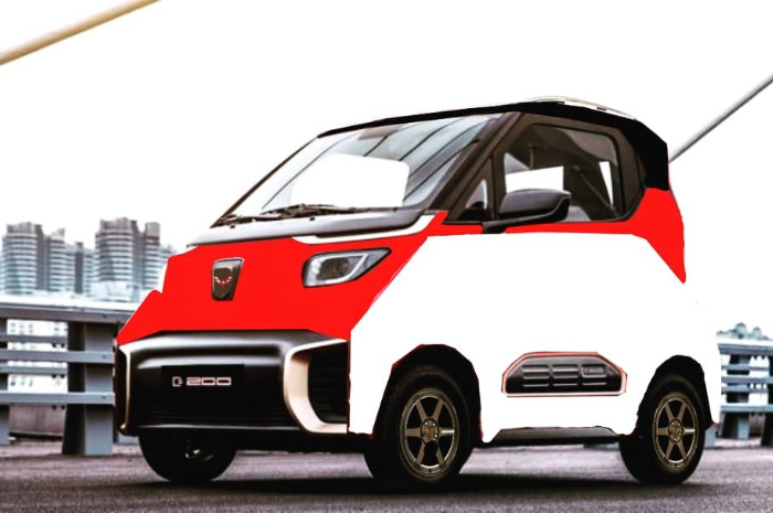 <p>Ket Foto: Wuling E200 akan segera dipasarkan di Indonesia memiliki kecepatan hingga 100 kpj (Foto/Instagram/juanwidyadhana)</p>

